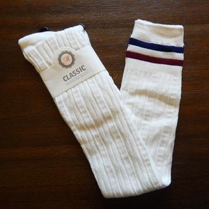 Red, White, and Blue Thigh High Socks Free w/purch